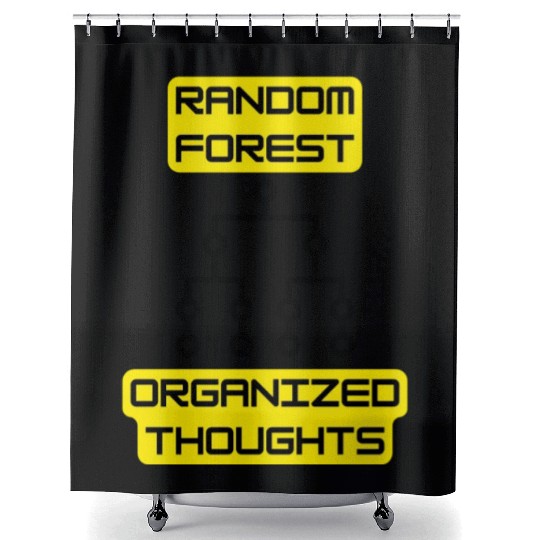 Random Forest: Organized Thoughts - Data Science Shower Curtains