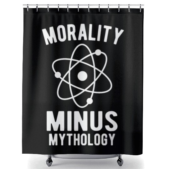 Atheist Atheism Anti Religion Securalism God Sucks Shower Curtains
