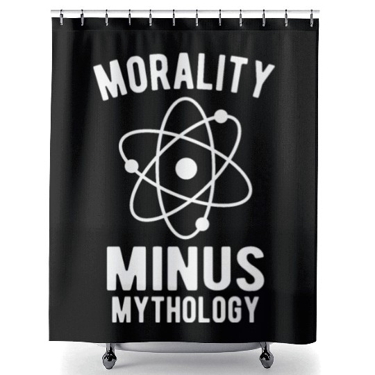 Atheist Atheism Anti Religion Securalism God Sucks Shower Curtains