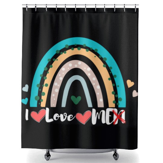 Not Men I love me I love men Shower Curtains