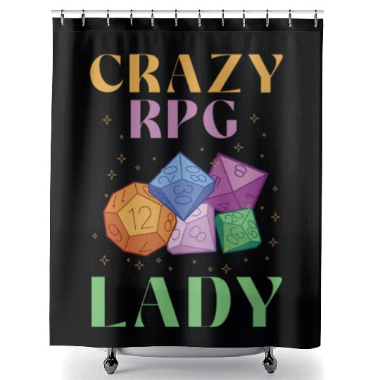 Role Playing Game Video Game Player Gamer Gaming Shower Curtains