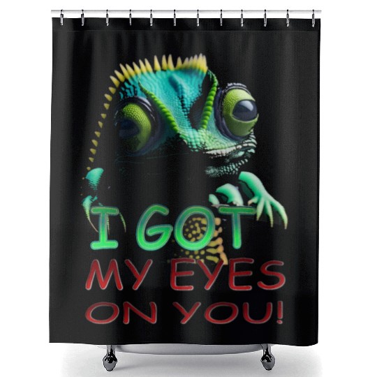 I GOT MY EYES ON YOU Shower Curtains