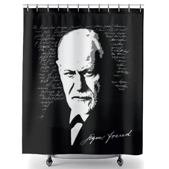 Sigmund Freud Shower Curtains