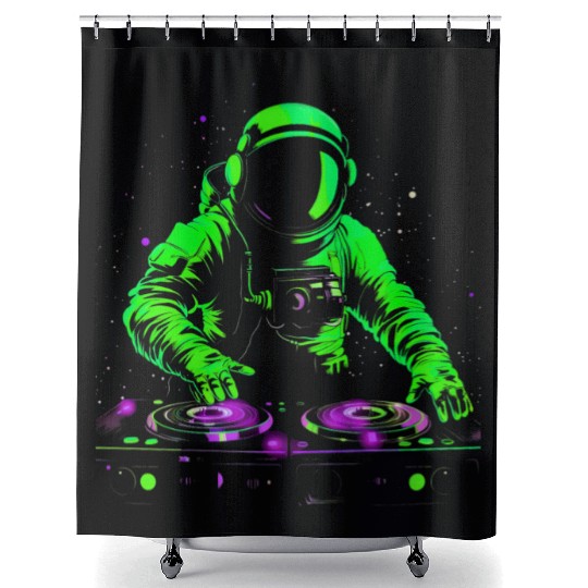 Astro DJ Shower Curtains