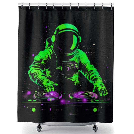 Astro DJ Shower Curtains