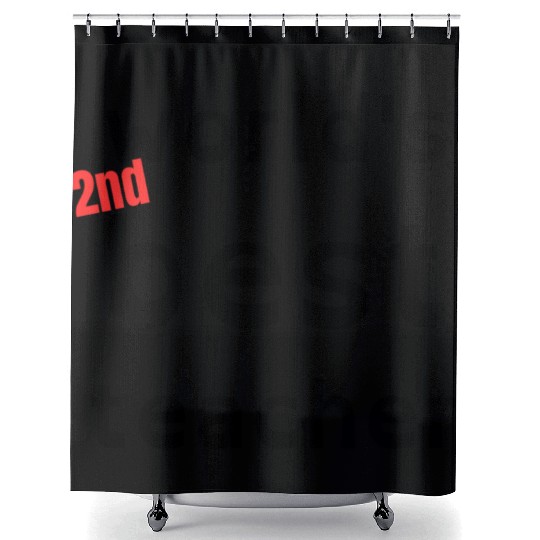 funny gift for teacher, world's 2nd best teacher Shower Curtains