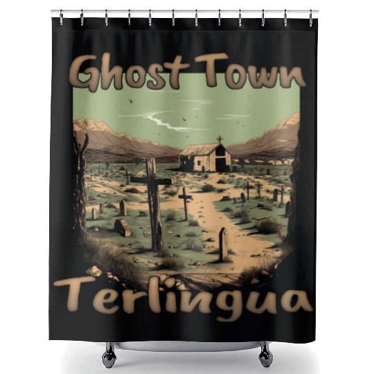 Terlingua, Texas: The ghost town in the heart of t Shower Curtains