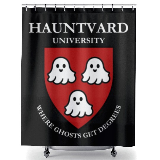 Har-Boo-ard University: Kawaii Vintage Retro Cute Shower Curtains