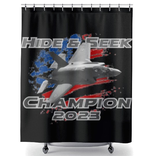 F-35 Hide and Seek Champion Shower Curtains