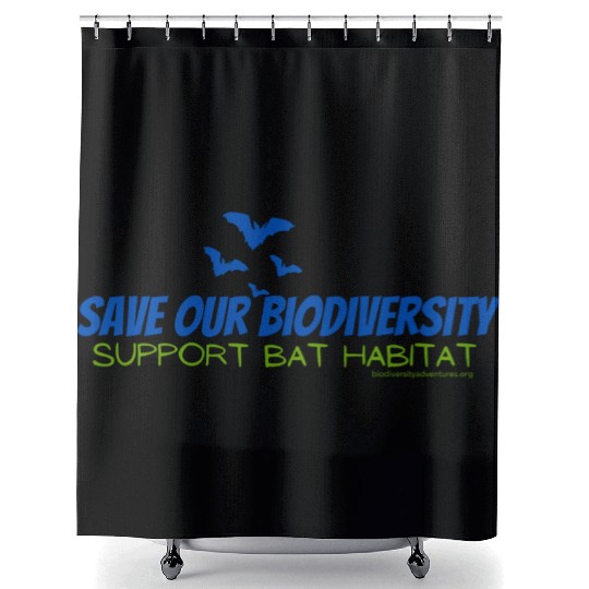 Protect Bat Habitat Shower Curtains