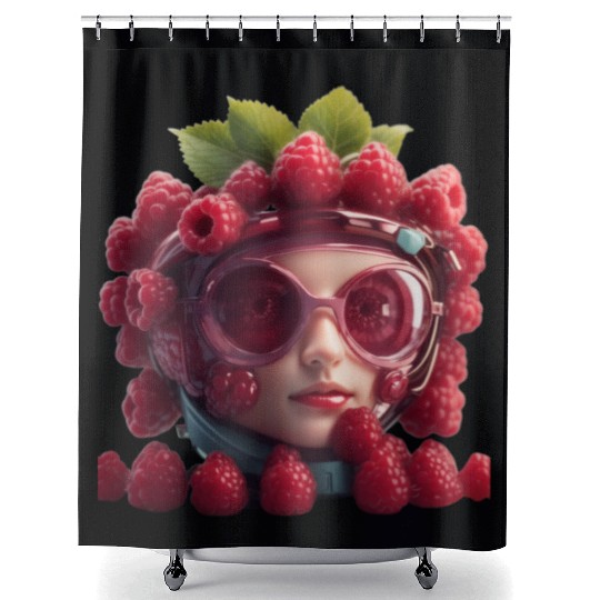 RASPBERRY Shower Curtains