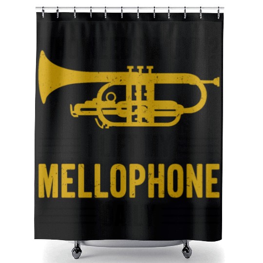Mellophonist Musical Instrument Orchestra Shower Curtains