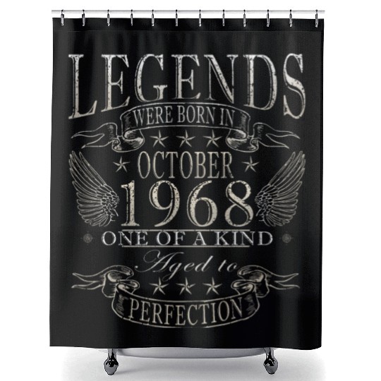 october 1968 Anniversary october 1968 october Shower Curtains