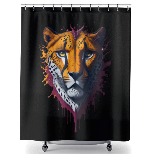Cheetah | Wild Animal Shower Curtains