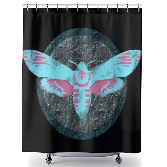 Framed Death's Head Hawk Moth Shower Curtains