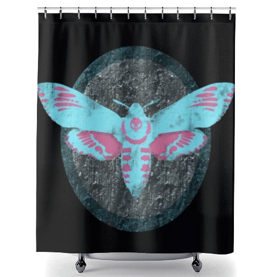 Framed Death's Head Hawk Moth Shower Curtains