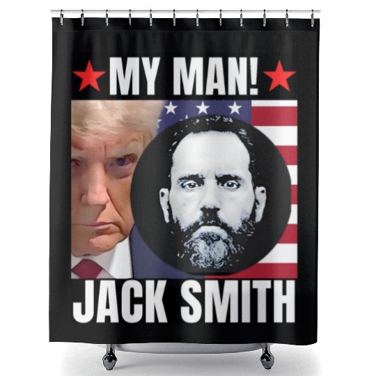 The Battle of Ideals: Trump versus Jack. Shower Curtains