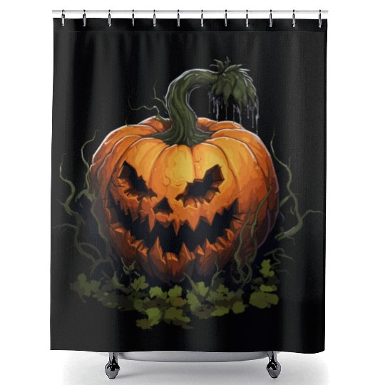 Halloween - Jack-O-Lantern Shower Curtains