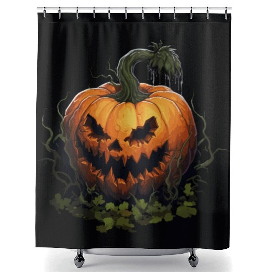 Halloween - Jack-O-Lantern Shower Curtains