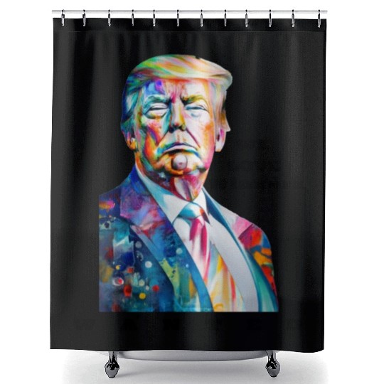 DONALD TRUMP " WANTED" AND "WE LOVE WINNERS" Shower Curtains