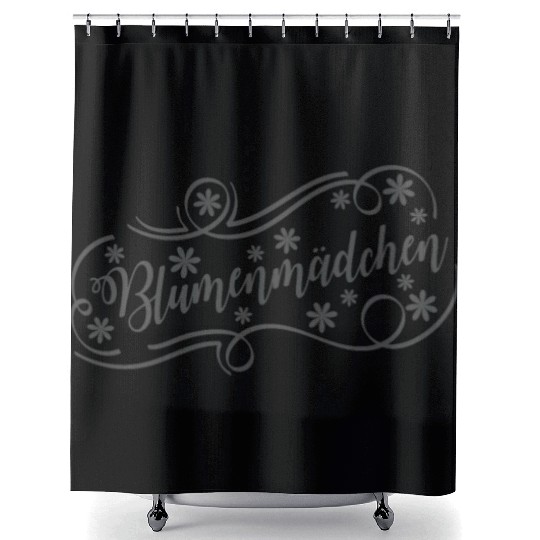 Flower Girl Wedding with Child Shower Curtains