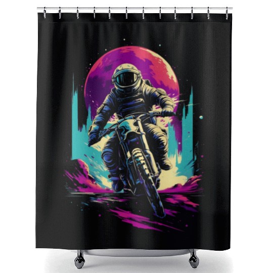 Astro Cycle Shower Curtains