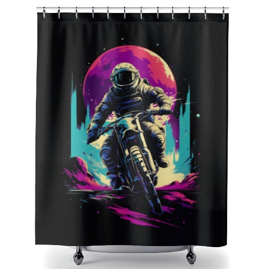 Astro Cycle Shower Curtains