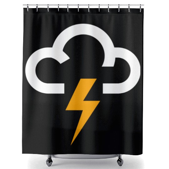 Mood Lightning Rain Sad Anger Shower Curtains