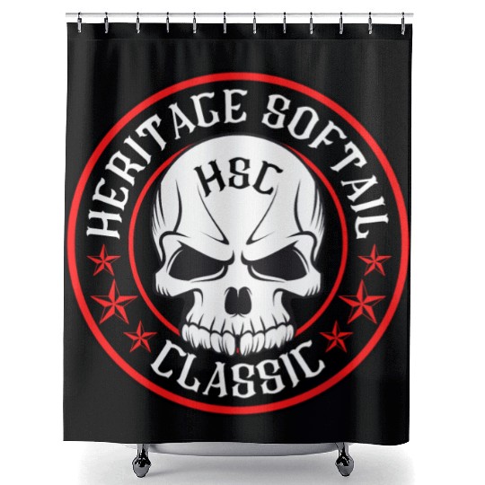 Heritage Softail Classic Shower Curtains