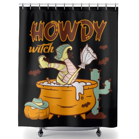 Howdy Witch Shower Curtains