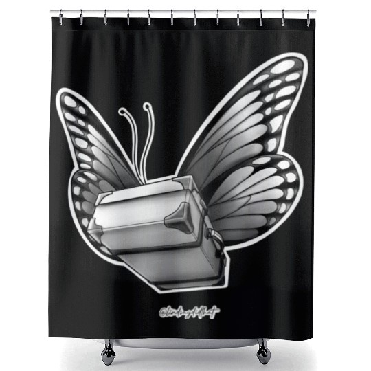 Monarch Travel Bug - Travel Bug Series Shower Curtains