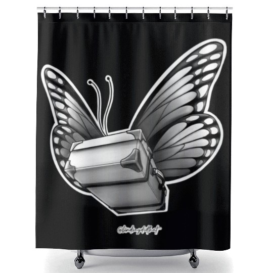 Monarch Travel Bug - Travel Bug Series Shower Curtains