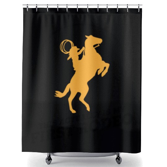 This Actually Is My First Rodeo - Cowboy Western Shower Curtains