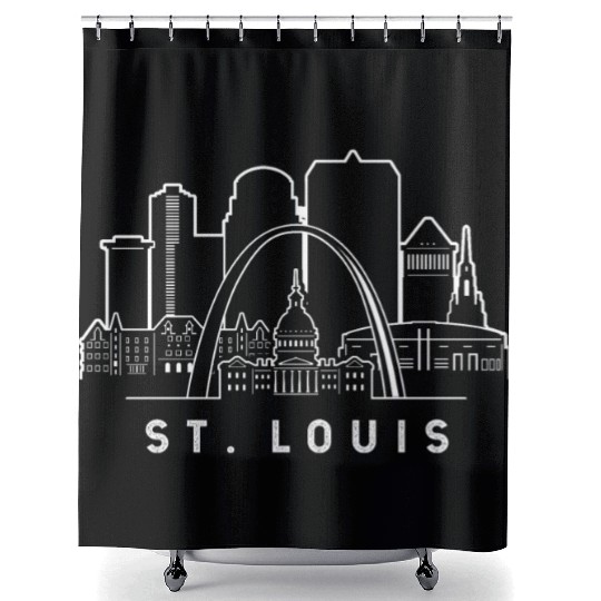 St. Louis Missouri Shower Curtains