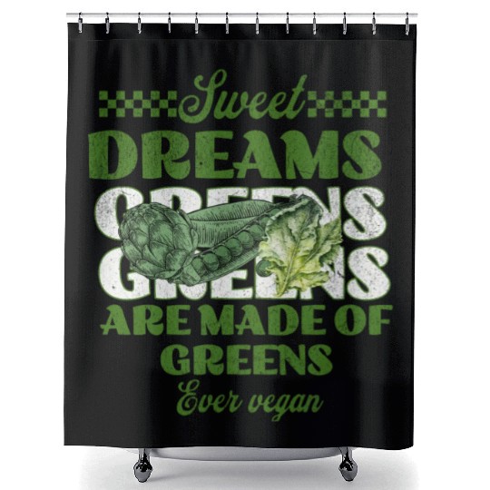 Vegan lover Eat Plants Shower Curtains
