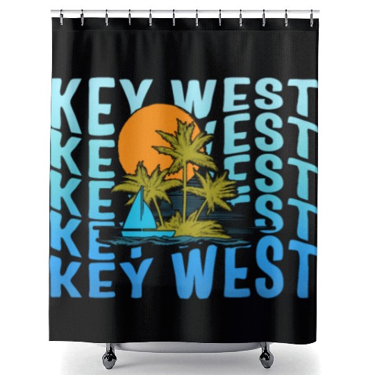 Sailing Shower Curtains, Key West Shower Curtains, Boating Owner,