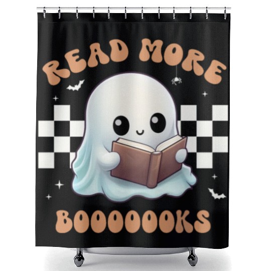 Read More Booooks | Book Lover | Funny Teacher Shower Curtains