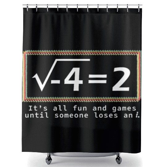 It's All Fun And Games, Math Shower Curtains