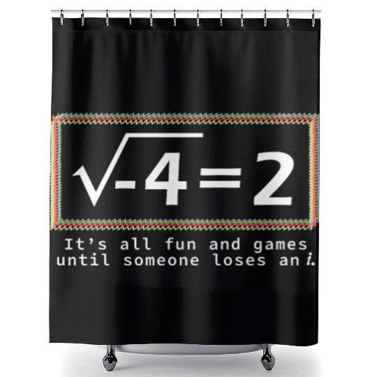 It's All Fun And Games, Math Shower Curtains