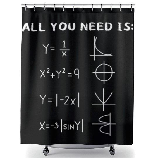 All You Need Is Love, Math Equation Shower Curtains