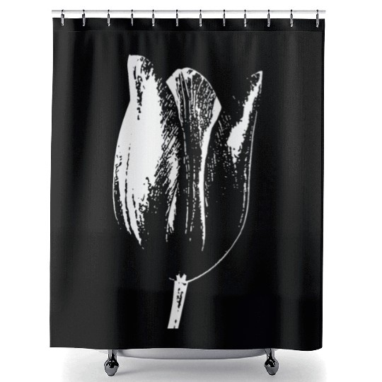 Tulip Gardening Single Shower Curtains