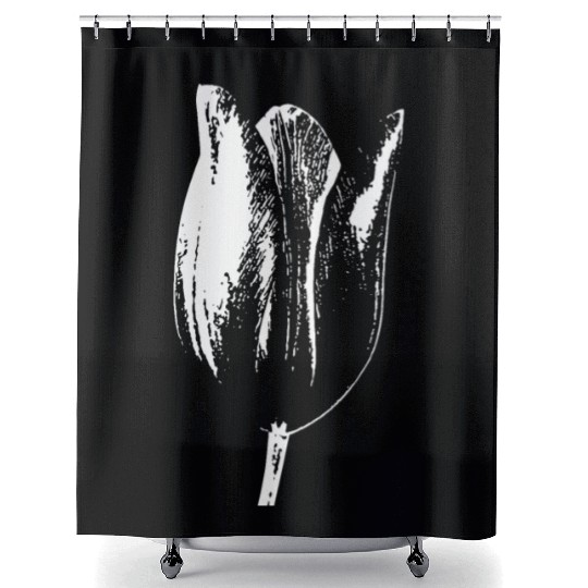 Tulip Gardening Single Shower Curtains