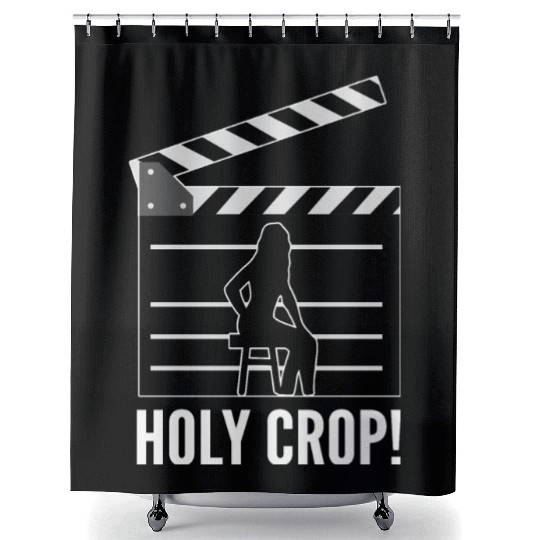 Holy Crop Movie Fan Or Filmmaker Gift Shower Curtains
