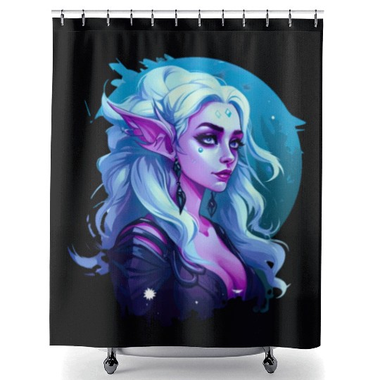 Enchanted Spectrum Elf Shower Curtains