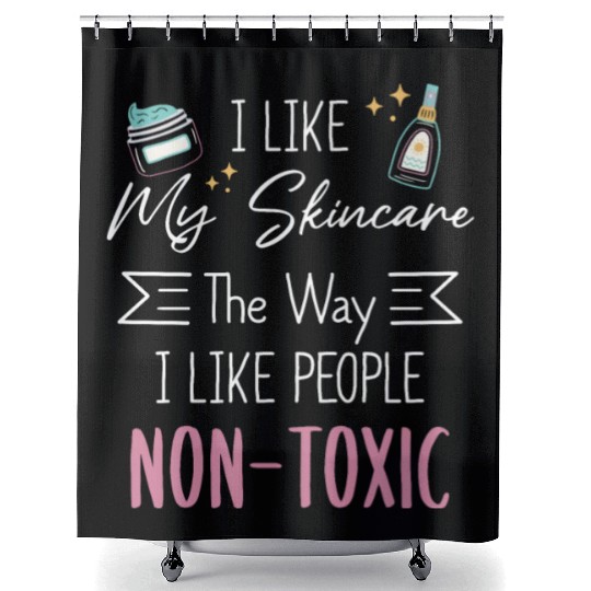 Esthetician Skincare Beauty Dermantologist Skin Shower Curtains