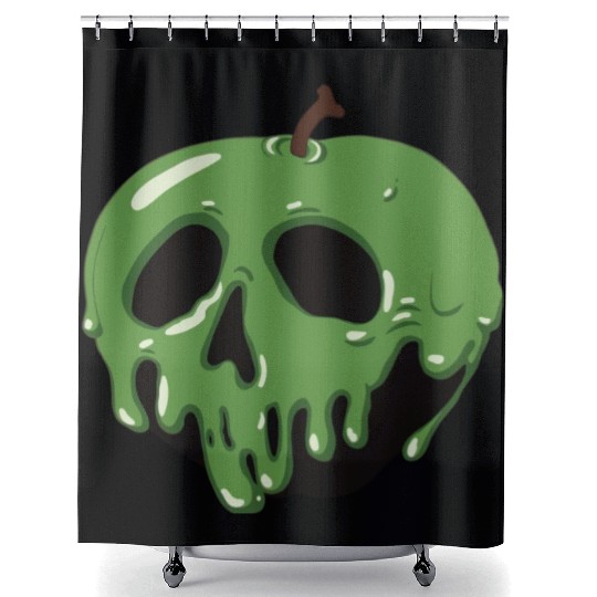 Poison Green Apple Shower Curtains