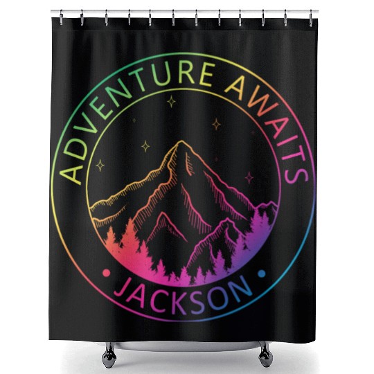 Jackson Jackson Hole Valley Wyoming Usa Adventure Shower Curtains
