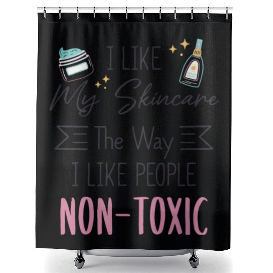 Esthetician Skincare Beauty Dermantologist Skin Shower Curtains