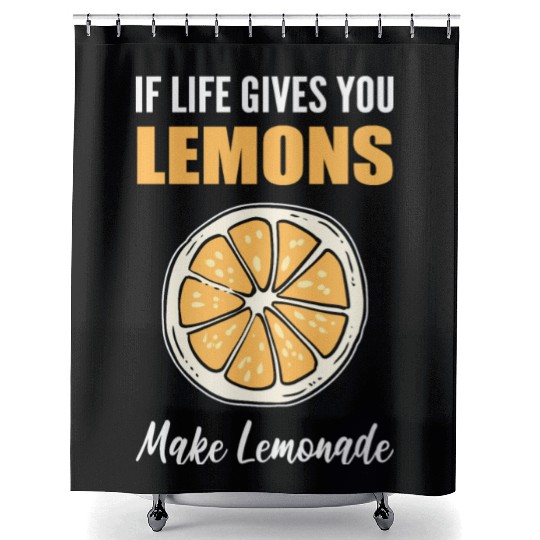 Make Lemonade Cook Or Chef Gift Shower Curtains