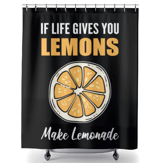 Make Lemonade Cook Or Chef Gift Shower Curtains